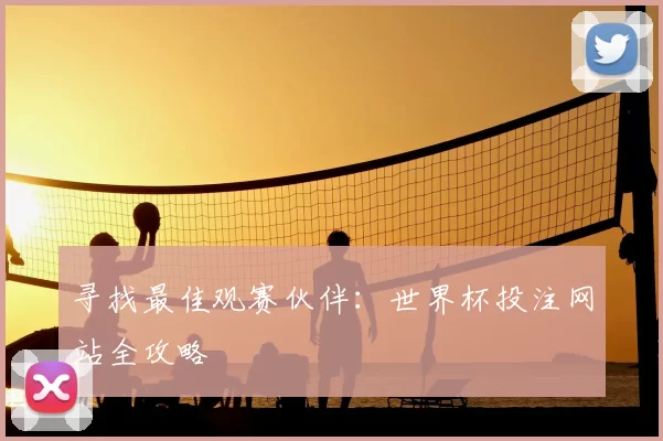 寻找最佳观赛伙伴：世界杯投注网站全攻略
